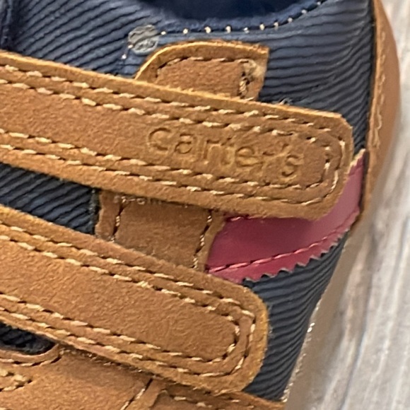 NWT Carter’s Walking Brown “Every Step” Sneakers Size 2 - Picture 12 of 13